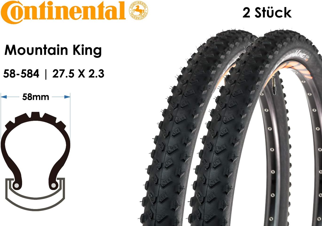 continental mtb tyres 27.5