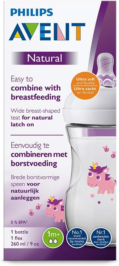 avent unicorn bottle