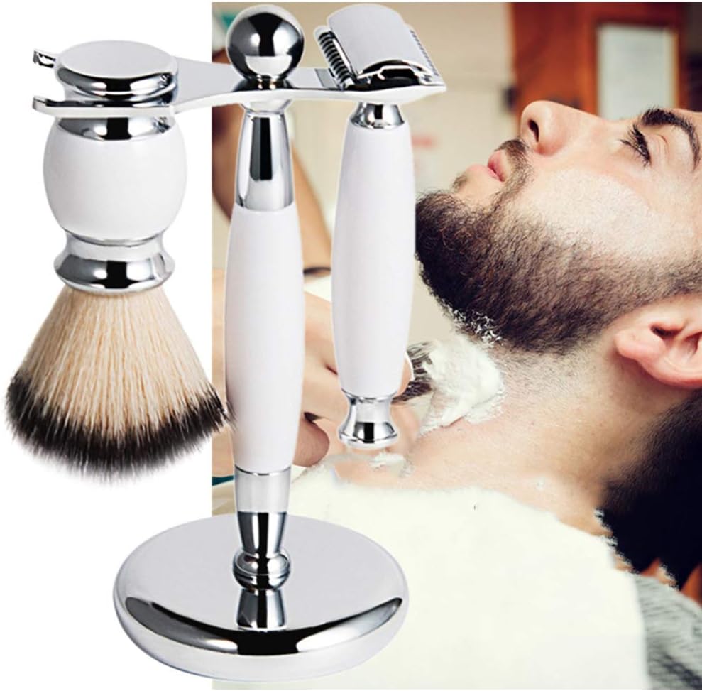 WOCTP Cepillo De Barba De Afeitar para Hombre Kit De Afeitado De ...