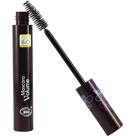 SO ' BIO ETIC Mascara EcoBio Volume 01 Noir Chic Avec Huile de Ricin Renforçant Cils