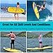 Goplus Inflatable Stand up Paddle Board Surfboard SUP Board with Adjustable Paddle Carry Bag Manual Pump Repair Kit Removable Fin for All Skill Levels, 6