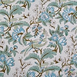 Ridhi Sage and Russian Green 100% Cotton Round 60