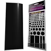 LightDims Black Out Edition - LED Covers/Dimming Sheets for Routers, Electronics and Appliances - Blocks 100% of Light, in Re