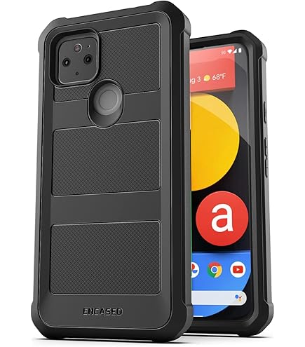 Google Pixel 5a 黒　＋ケース次 Amazon.com: Androgate Designed for Google Pixel 5A Case with HD