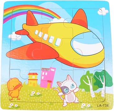 Tiny Souls Wodden Puzzle Aeroplane