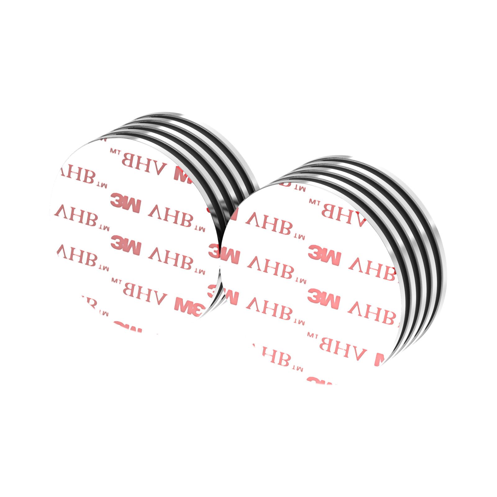 Photo 1 of AplysiaTech 1-1/4 D x 1/16" H - 10 Pack, N52 Self Adhesive Rare Earth Magnets, Super Strong Large Neodymium Disc Magnets with 3M 4920 VHB Double Side Adhesive Backing, Strong Magnet Stickers