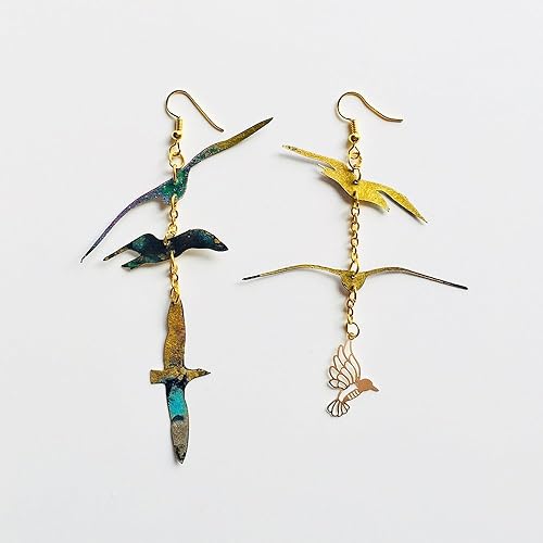 Boucles Doreilles Oiseau Volant Boucles Doreilles