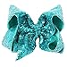 NCMAMA Sequin Ribbon Bows Set: 6-Pack Cute Hair Bows For Women & Teens & Kids| Premium Quality Handmade 7