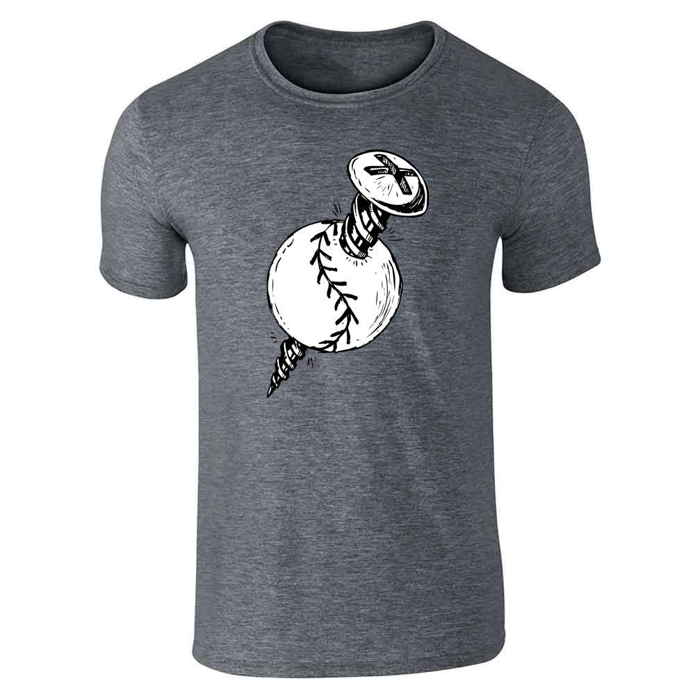 Screwball Baseball Funny Sports Short Sleeve T Shirt Pilihax