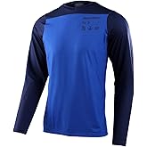 Troy Lee Designs Skyline Air Mono LS MTB Mountain Bike Jersey True Blue LG