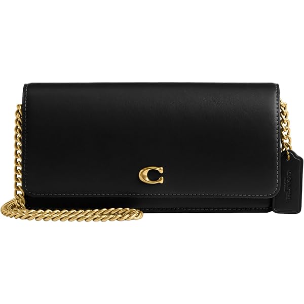 NWT Coach TABBY CE772 Chain Clutch Shoulder Bag Crossbody Brass black Leather Tabby Chain Clutch | Bags | Coach | COACH® main image 2