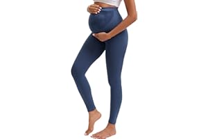 INNERSY Women's Maternity Leggings Over The Belly High Waist Pregnancy Tight Pants