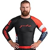 Gold BJJ The Wave Rash Guard - 3/4 Sleeve No-Gi and Gi Jiu Jitsu Rashguard