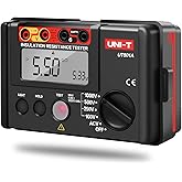 UNI-T UT501A Megohmmeter, Insulation Tester 1000v, Will Accurately Measure Insulation Values up to 1000 Megohms at 750 Volts, Electrical Tester 0-5G Ohm Meter, 2000 Counts LCD Display with Backlight