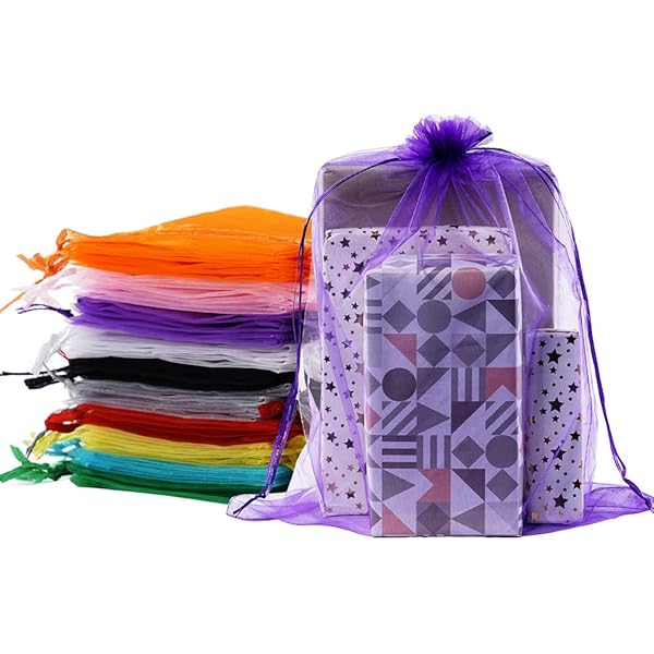 バッグ whowhat  WRAP BAG MEDIUM Amazon.com: Awpeye Clear Basket Bags 20Pack Large Cellophane Gift