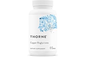 THORNE - Copper Bisglycinate - Well-Absorbed Trace Mineral Supplement - 60 Capsules