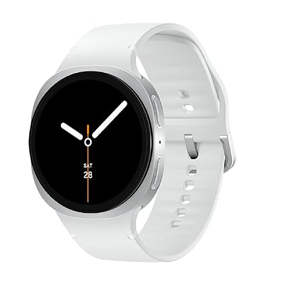 Samsung Galaxy Watch 8 (2025) 44mm Bluetooth Smartwatch, Cushion Design, Fitness Tracker, Sleep Coaching, Running Coach, Energy Score, Heart Rate Tracking, Silver [US Version, 2 Yr Warranty]