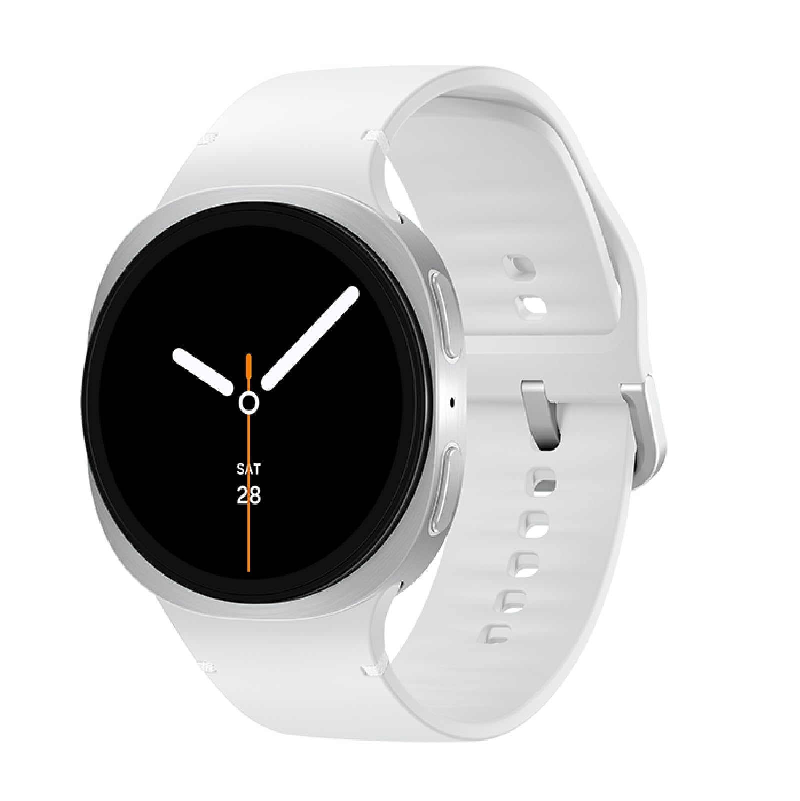 Photo 1 of Samsung Galaxy Watch 8 (2025) 44mm Bluetooth Smartwatch, Cushion Design, Fitness Tracker, Sleep Coaching, Running Coach, Energy Score, Heart Rate Tracking, Silver [US Version, 2 Yr Warranty]