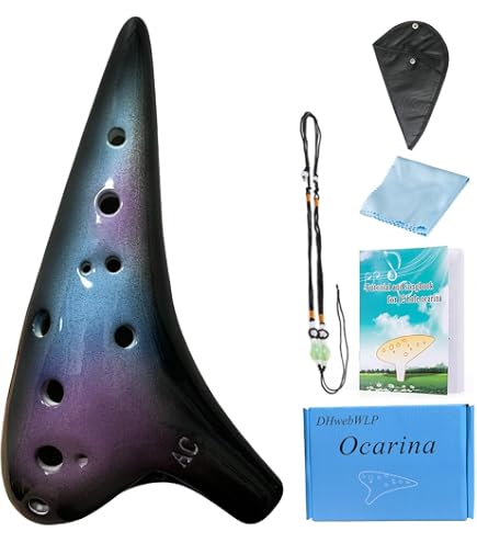 Amazon.com: Ocarina Bag for 12 Holes Alto C Ceramic Ocarina
