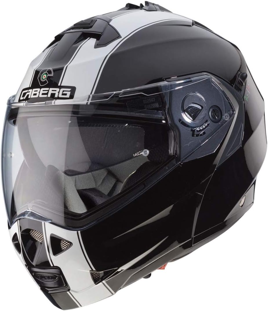 CABERG Duke II Helmet Black/White, Small