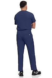 Hey Collection Men Stretch Scrubs Set V-Neck Scrub