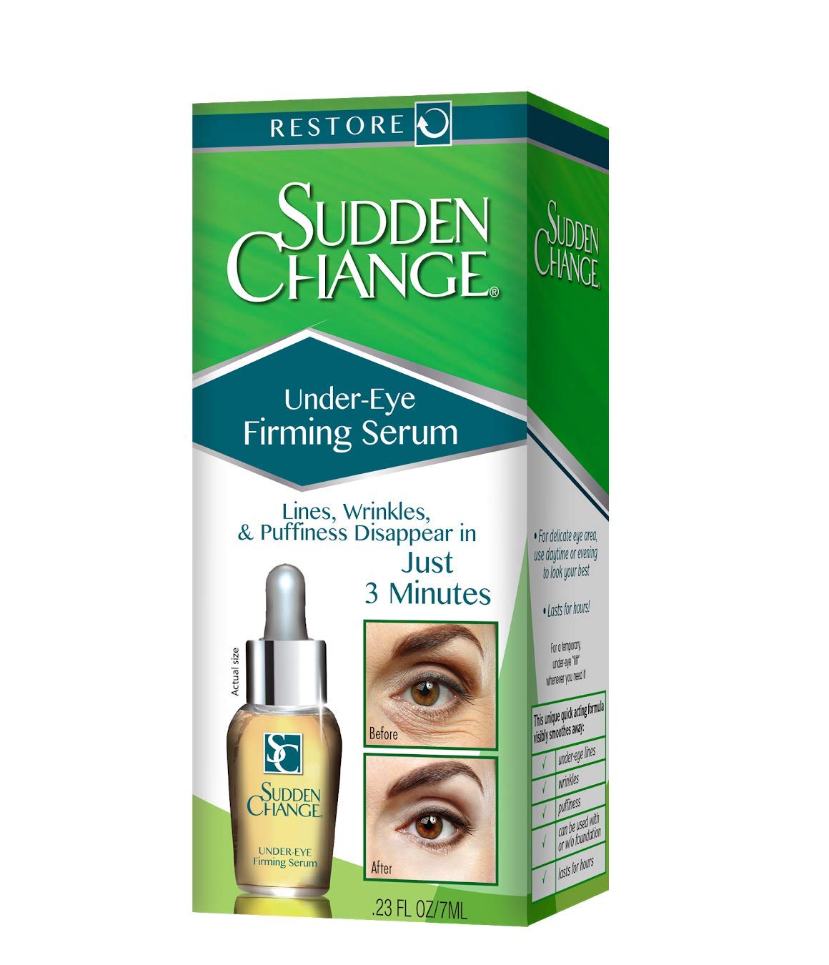 Sudden Change Under-Eye Firming Serum 0.23 oz: Beauty