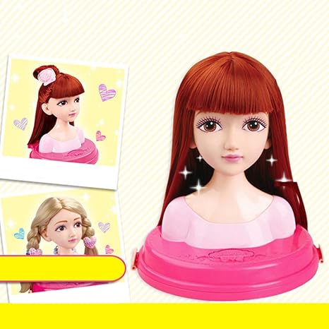 Samber Hair Braiding Practice Toy Makeup Hair Styling Doll