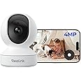 Reolink E1 4MP Indoor Security Camera - 360° Auto Tracking, AI Person/Pet/Cry Detection, for Baby/Pet, Night Vision, 2-Way Ta