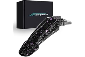 Funparts Sur Ron Front Fender,Carbon Fiber Motorcycle Fender Mud Guard for Surron Sur Ron LBX X260 X160 Electric Dirt Bike Purple