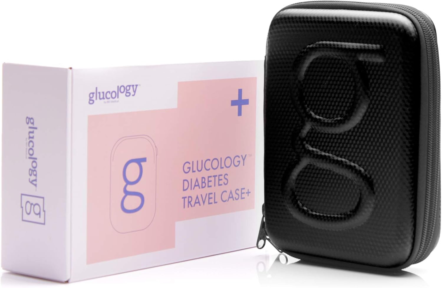 Glucology™ Diabetic Travel Case - Organizer for Blood Sugar Test Strips, Medication, Glucose Meter, Pills, Tablets, Pens, Insulin Syringes, Needles, Lancets - Hardshell Pack - Expandable, Red: Health & Personal Care