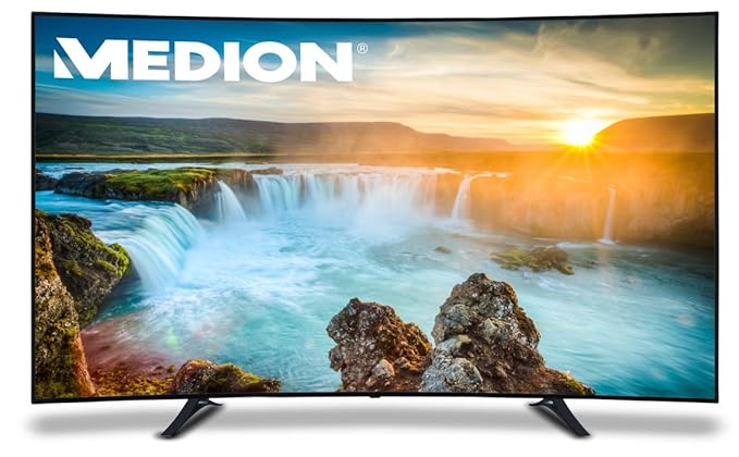 Medion X18095 198,1 cm (78 Zoll) Fernseher (UHD, Triple Tuner, DVB-T2 HD, 3D, Smart-TV, Mediaplayer)