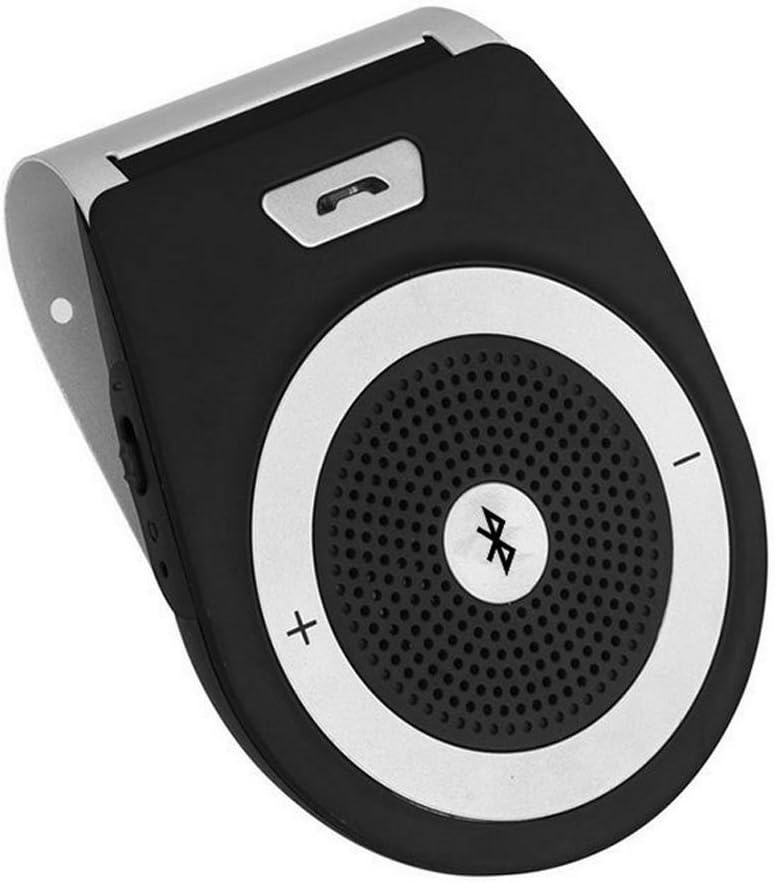 Wireless Portable Bluetooth Adapter Car Kit in Sun Visor Car Stereo Multipoint Wireless Speaker Sun Visor with Clip for iPhone, iPad, HTC, LG, Android Phones & Tablets