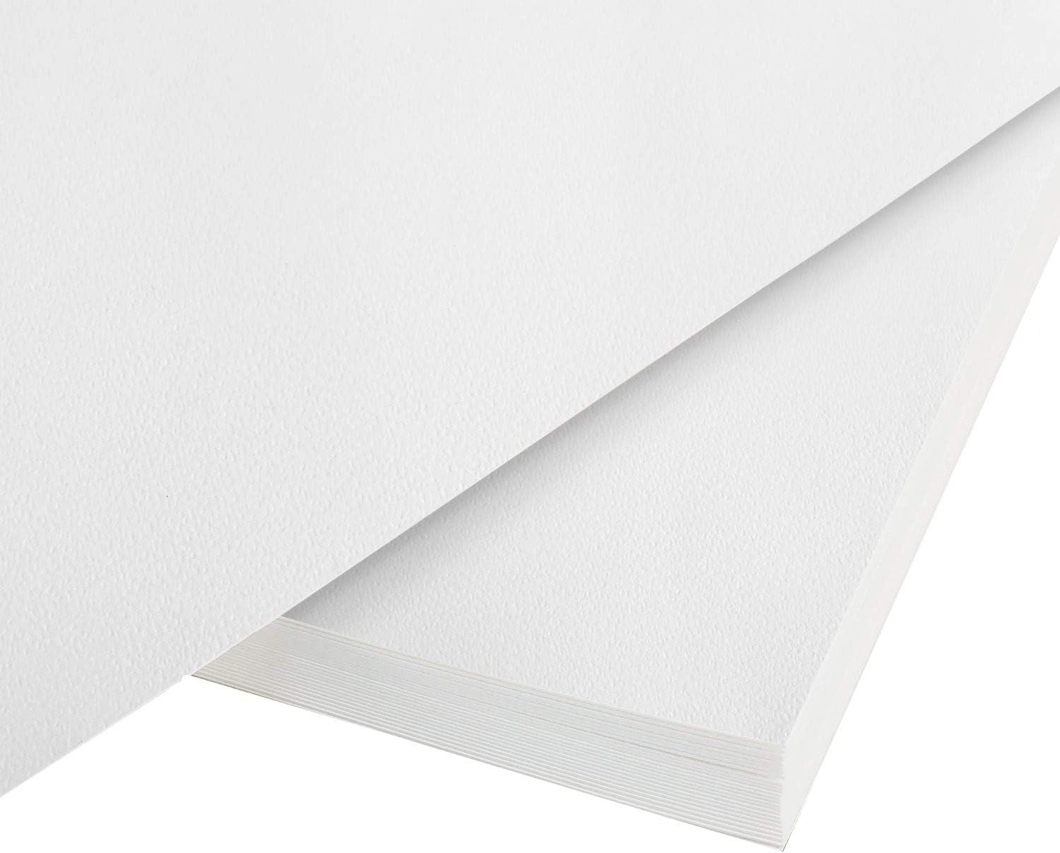 Ashby 100 Sheets of Practice Watercolor Paper (9" x 12") - 190 GSM, Acid-Free and Cold Pressed. Perfect for Painting or Drawing. Wet, Dry and Mixed Media. Bulk Pack