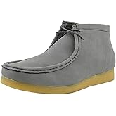 Amali Casual Chukka Boots for Men, High-Top, Lace Up Suede Men's Shoes, Desert Boots with Crepe Rubber Sole