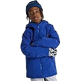 Burton Kids’ Hillslope 2-Layer Insulated Jacket – Waterproof Winter Coat for Boys & Girls with Room to Grow System