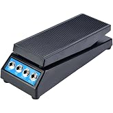 DF1511A Guitar Stereo Volume Pedal DJ Guitar Effect Pedal Dual Input Output Black,Electric Guitar Accessories