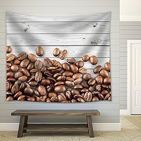 White. - Fabric Wall Tapestry Home Decor - 51x60 inches