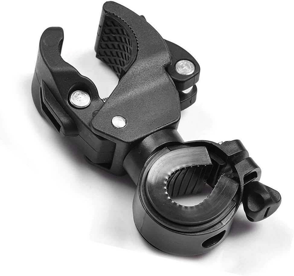 Bicycle LED Flashlight Torch Clamp Clip Mount Cycling Bike Light Lamp