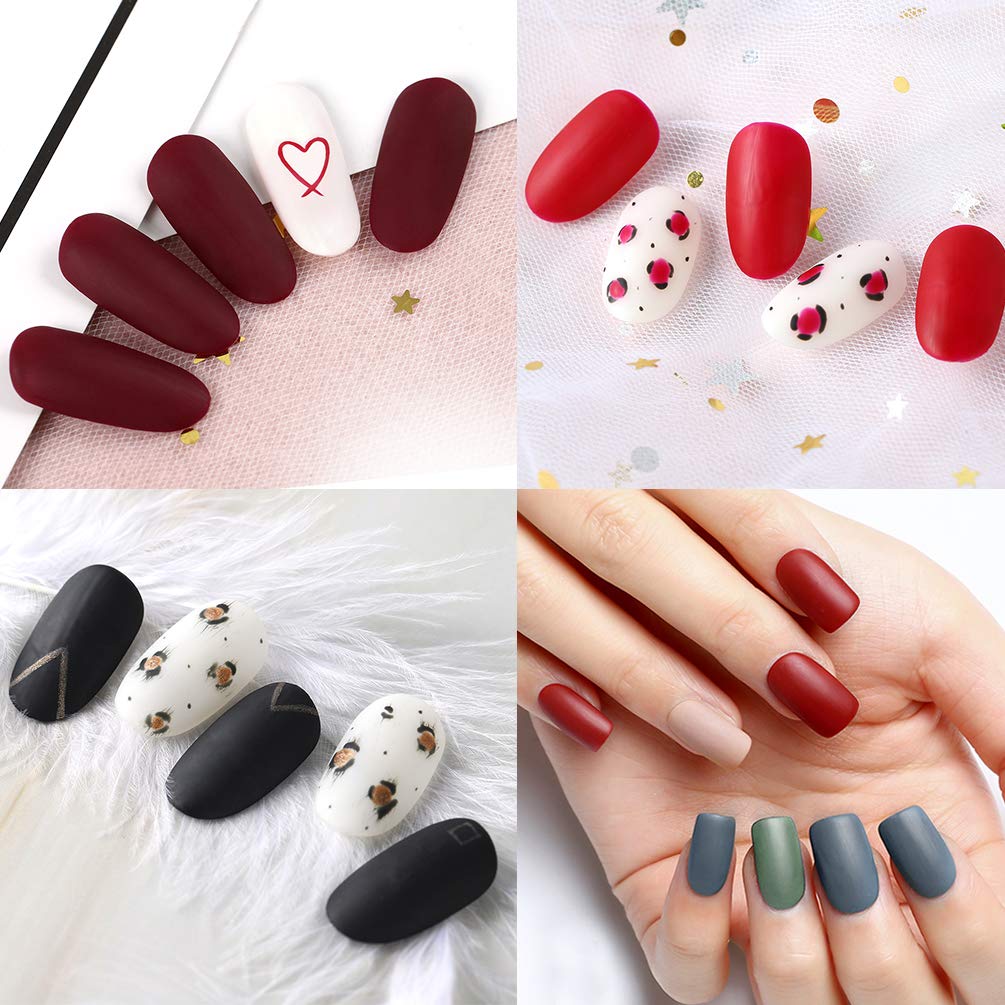 Saint-Acior Gel Nail Polish Kit with UV Light 36W LED UV Nail Dryer Curing Lamp Base Top Coat Gel Polish Tools Nail Decorations Manicure Nail Art Starter Kit : Beauty
