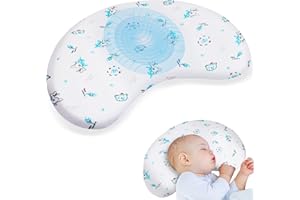 IMENORY Sleeping, 2024 New Upgrade Soft and Cozy Baby Pillow Made of Premium Memory Foam and Organic Cotton Cover 17"X10"
