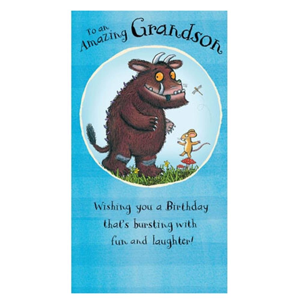 The Gruffalo GR019 "Grandson" Birthday Card Multi
