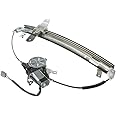 YHTAUTO Front Power Window Regulator Driver Side With 2-Pin Motor Assembly for Ford Crown Victoria 1992-2011 & Mercury Grand Marquis 1992-2010, Marauder 2003-2004, Sedan