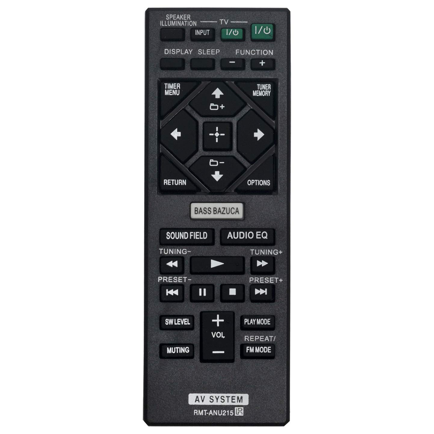 VINABTY RM-ANU215 149289811 Remote Control For Sony Audio HT-GT1 HT GT1 SA-WGT1 SS GT1 SS-GT1