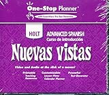 Nuevas Vistas One-stop Planner W/examview Pro Test Generator Holt Advanced Spanish Curso De Introduccion