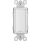 Legrand Radiant 15 Amp Full 5-Level Adjustable LED Night Light Outlet White | Pass &amp; Seymour 20-Year, 5 Light Levels, Adjustable Child-Safe Cool-Touch LED Nightlight, Decorator Outlet
