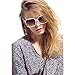 New Women's Oversized Square sunglasses Protection Eye Glasses With Case