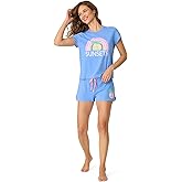 PJ Salvage womens Softee Sets 2-piece T-shirt and Shorts Pajama Set
