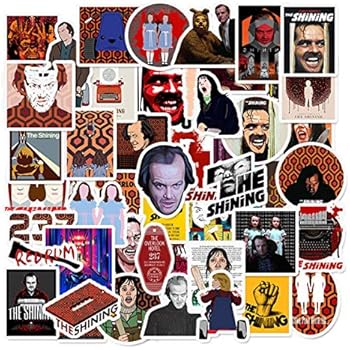 The Shining Movies Theme Stickers Laptop Stickers Waterproof Skateboard Snowboard Car Bicycle Luggage Decal 50pcs Pack (Movie The Shining)
