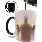 CSM Supply Authentic Zombie Mug - Fear the Dead/Walking Dead Inspired 11oz Grade A Quality Ceramic Heat Sensitive Color Changing Halloween Cup Foam Box Included