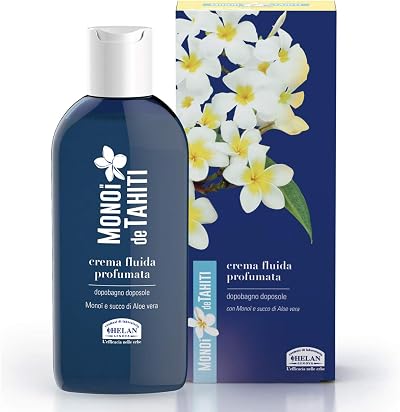Helan Monoi de Tahiti After-Sun Fragrance Liquid 200ml Aloe Vera Fresh Scent